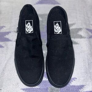 Vans Men's Black Slip-On Shoes